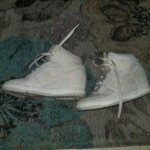 Nike sneakers with wedges